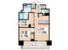 KSS Isoji 2LDKの間取り