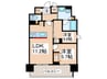 KSS Isoji 2LDKの間取り