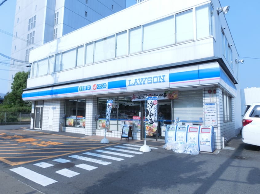 ローソン京都南インター前店(コンビニ)まで300m レジデンス鳥羽