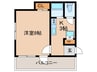 中島ビル 1Kの間取り