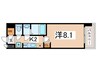 La　Douceur天王寺 1Kの間取り
