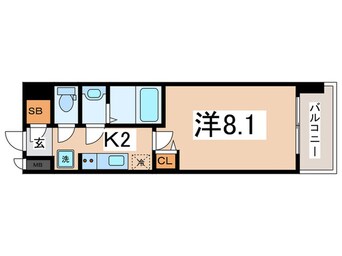 間取図 La　Douceur天王寺