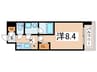 La　Douceur天王寺 1Kの間取り