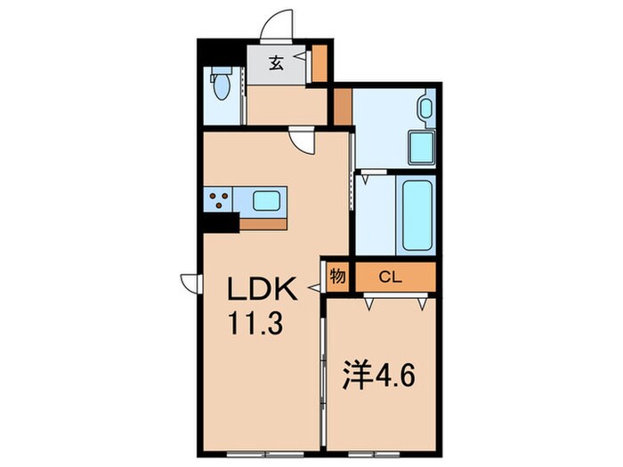 間取り図 オリビア苦楽園