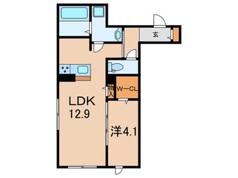 間取図 オリビア苦楽園