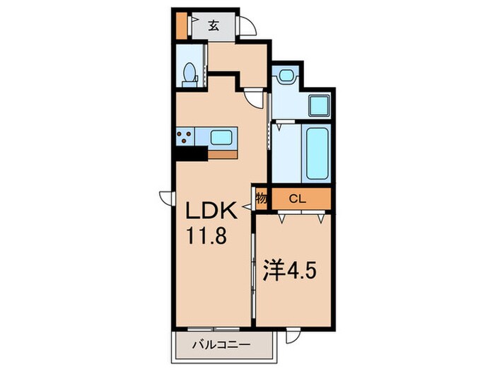 間取り図 オリビア苦楽園