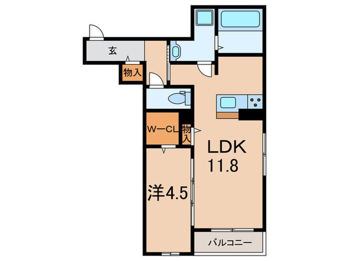 間取り図 オリビア苦楽園
