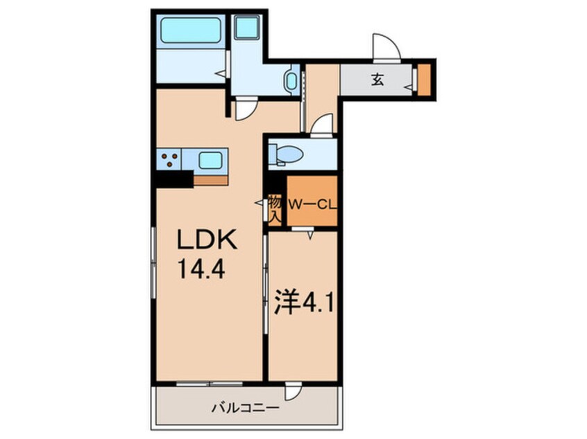 間取図 オリビア苦楽園