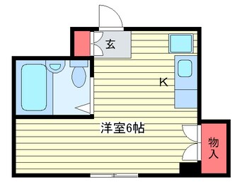 間取図 大宝上六ハイツ