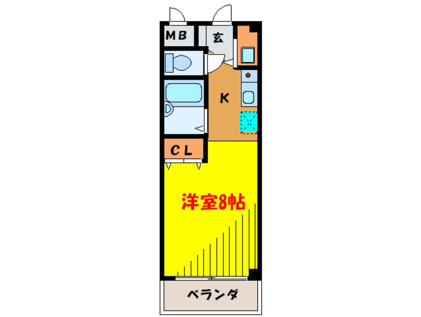 間取図 ＰＯＩＳＳＯＮ　ＲＯＵＧＥ