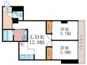 グランディール堤の間取図