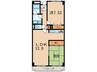 パ－クレジデンス芦屋川 2LDKの間取り