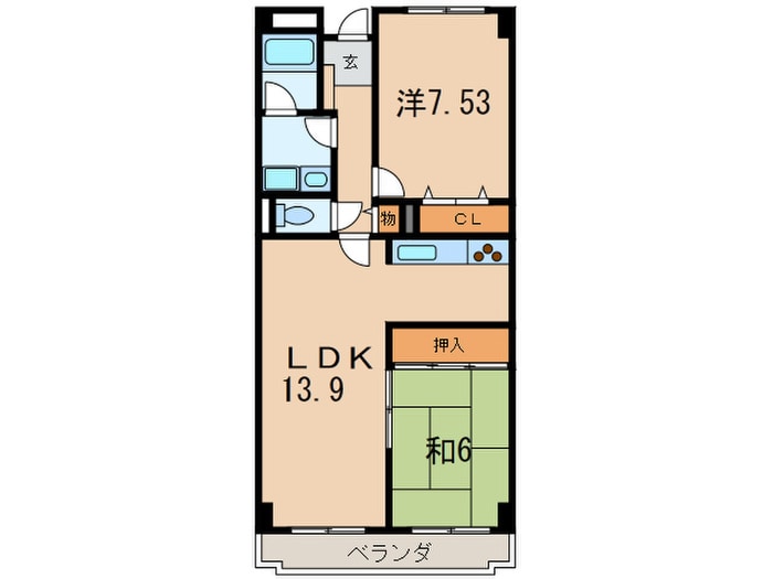 間取り図 パ－クレジデンス芦屋川