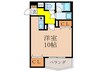 新大阪セレニテ 1Rの間取り
