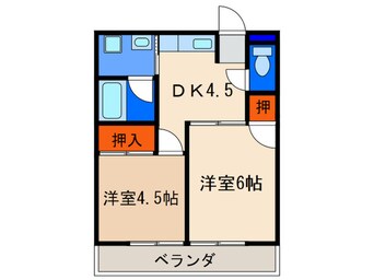 間取図 ヴィラトレゾールⅡ