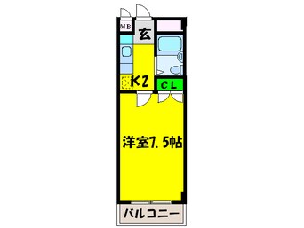 間取図 ハイム上高地５番館