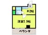 ハイム上高地５番館 1Kの間取り