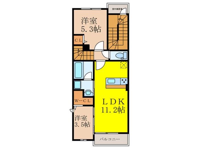 間取り図 RF-Village