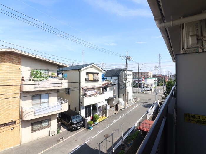 室内からの展望 サンハイツイシハラ