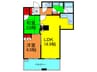 THE　KOURIEN　TOWER（604） 2LDKの間取り