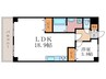 ルミエール一乗寺(202) 1LDKの間取り