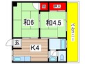 永田マンションの間取図