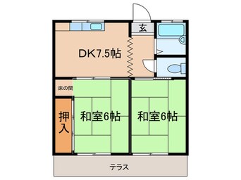 間取図 サンハイツ