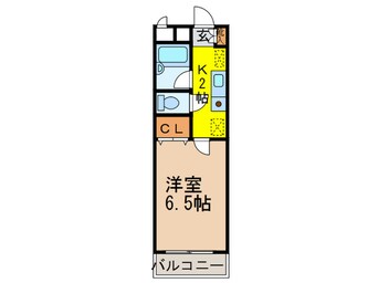 間取図 ﾊｲﾂせせらぎ八尾