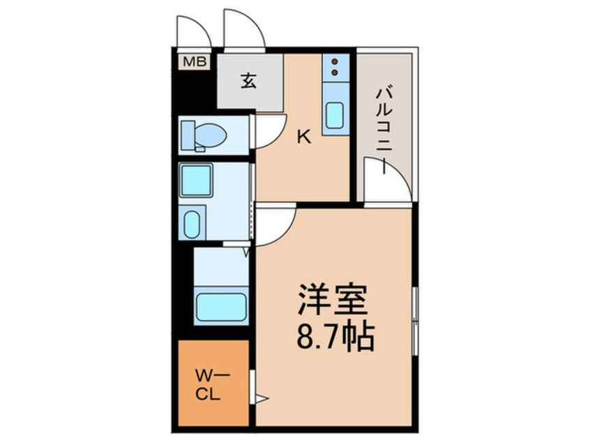 間取図 仮)フジパレス今津中イースト