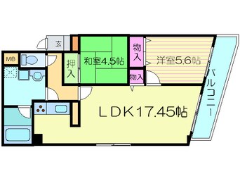 間取図 ＫＭ山坂