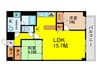 ＫＭ山坂 2LDKの間取り