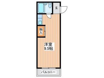 間取図 シャルム栄