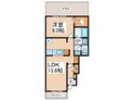 ウエストリヴァー和泉鳥取の間取図
