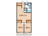 シーサイドコーポ芦屋（５０７） 2LDKの間取り