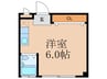 ソサエティ山手 1Rの間取り