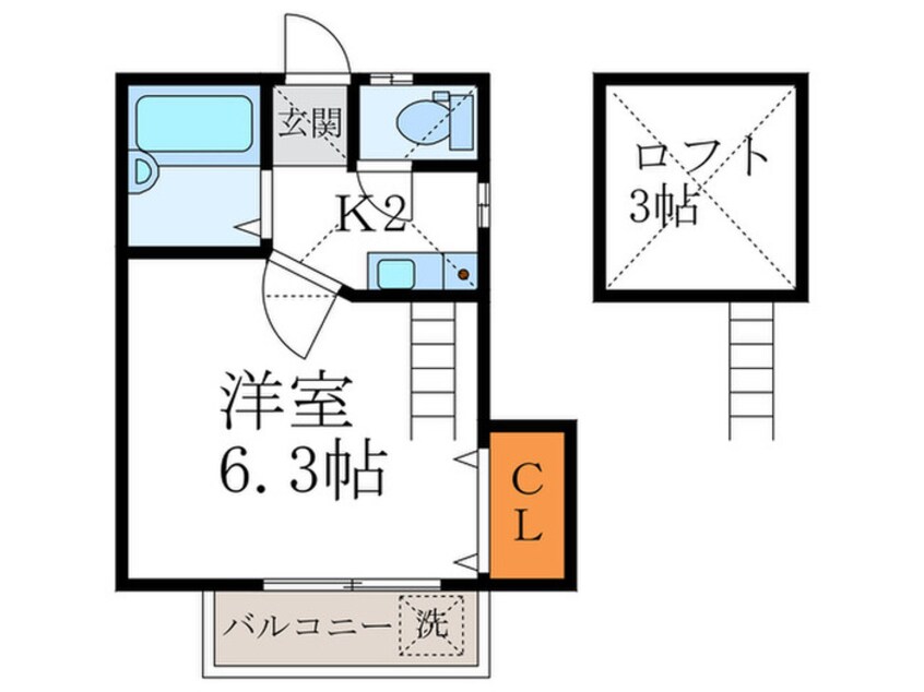 間取図 ＶＥＳＳＥＬ８