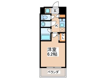 間取図 スプランディッド難波Ⅱ