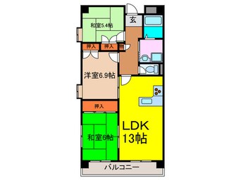 間取図 ビューコート箕面
