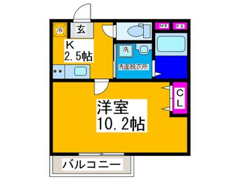 間取図 フジパレスパークサイド白鷺