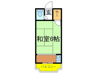 間取図 行澤ハイツ