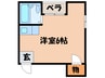 TRUSTY COURT小倉 1Rの間取り