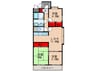 ルミエ－ル花屋敷 3LDKの間取り