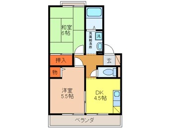 間取図 ハイツＫ２