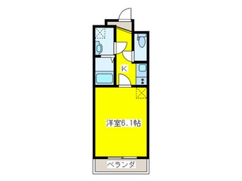 間取図 グランパシフィック恵美須西