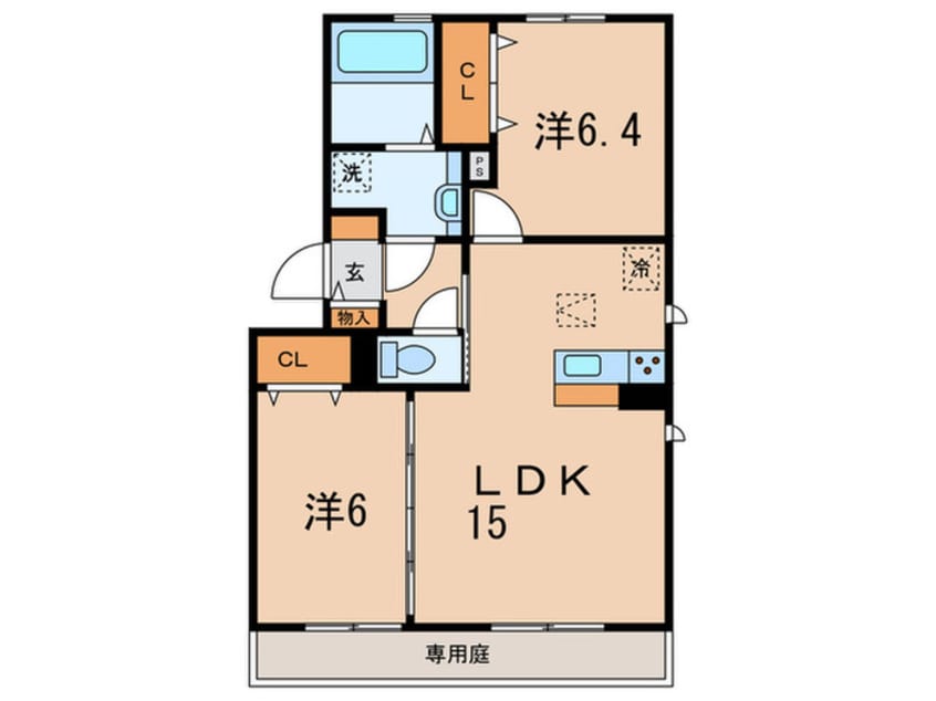 間取図 ソノーレ鈴蘭