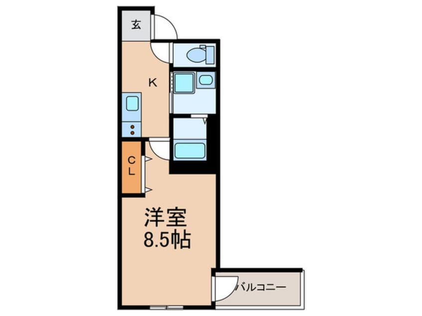 間取図 仮)フジパレス今津中ウエスト