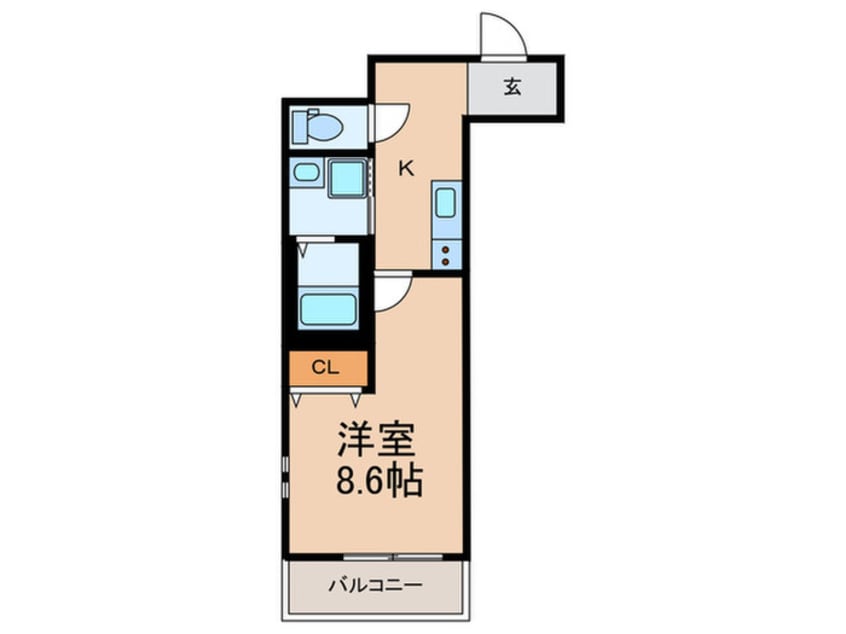 間取図 仮)フジパレス今津中ウエスト