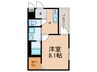 仮)フジパレス今津中ウエスト 1Kの間取り