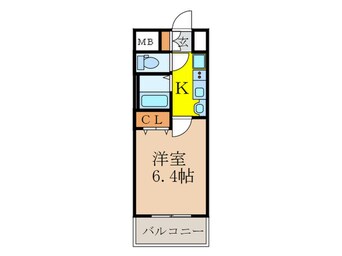 間取図 ｴｽﾃﾑｺ-ﾄ新大阪Ⅶｽﾃ-ｼｮﾝﾌﾟﾚﾐｱﾑ