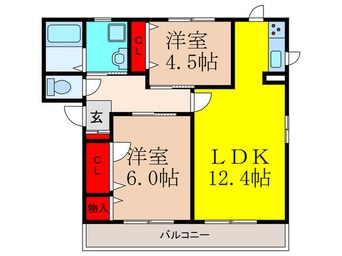 間取図 ヴィーヴルＹＯＵ